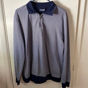 Chaps XL Zip Up sweater